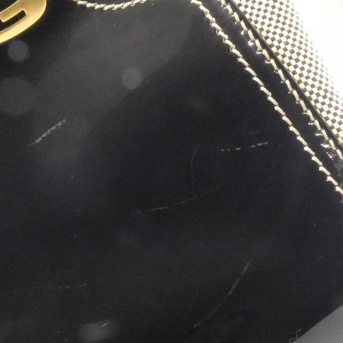 Fendi Chameleon Bag Canvas Gold — view 4