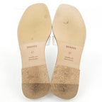 Hermes Oran Sandals White — view 4