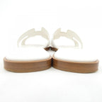 Hermes Oran Sandals White — view 5