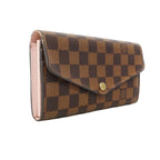 Louis Vuitton Wallet Damier Portefeuille Sarah Rose Velours — view 2