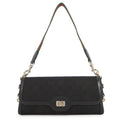 Gucci Shoulder Bag le Che GG Canvas Leather Black