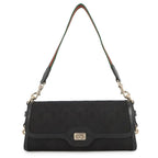 Gucci Shoulder Bag le Che GG Canvas Leather Black