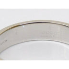 Gucci 115 Iconic Ring 18K White Gold Togo Vintage Gucci6 E6 — view 3