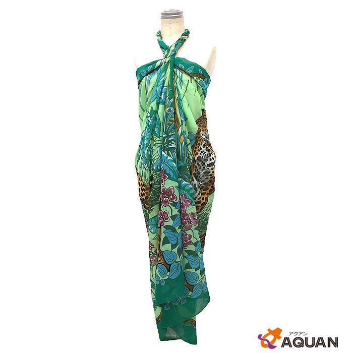 Hermes Pareo Shawl Cotton Jungle Love Aq2630