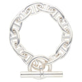 Hermes Chaine D'ancre TGM Silver Bracelet