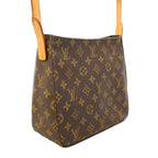 Louis Vuitton Shoulder Bag Monogram Looping MM Brown — view 2