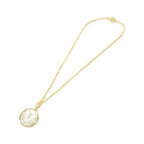 Hermes Mors a Jouets Medaille PM Necklace Jaune — view 2