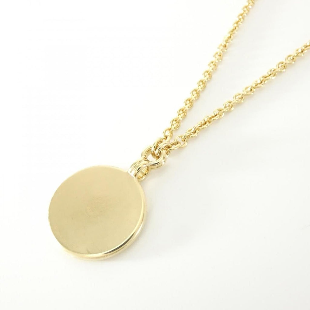 Hermes Mors a Jouets Medaille PM Necklace Jaune — view 3