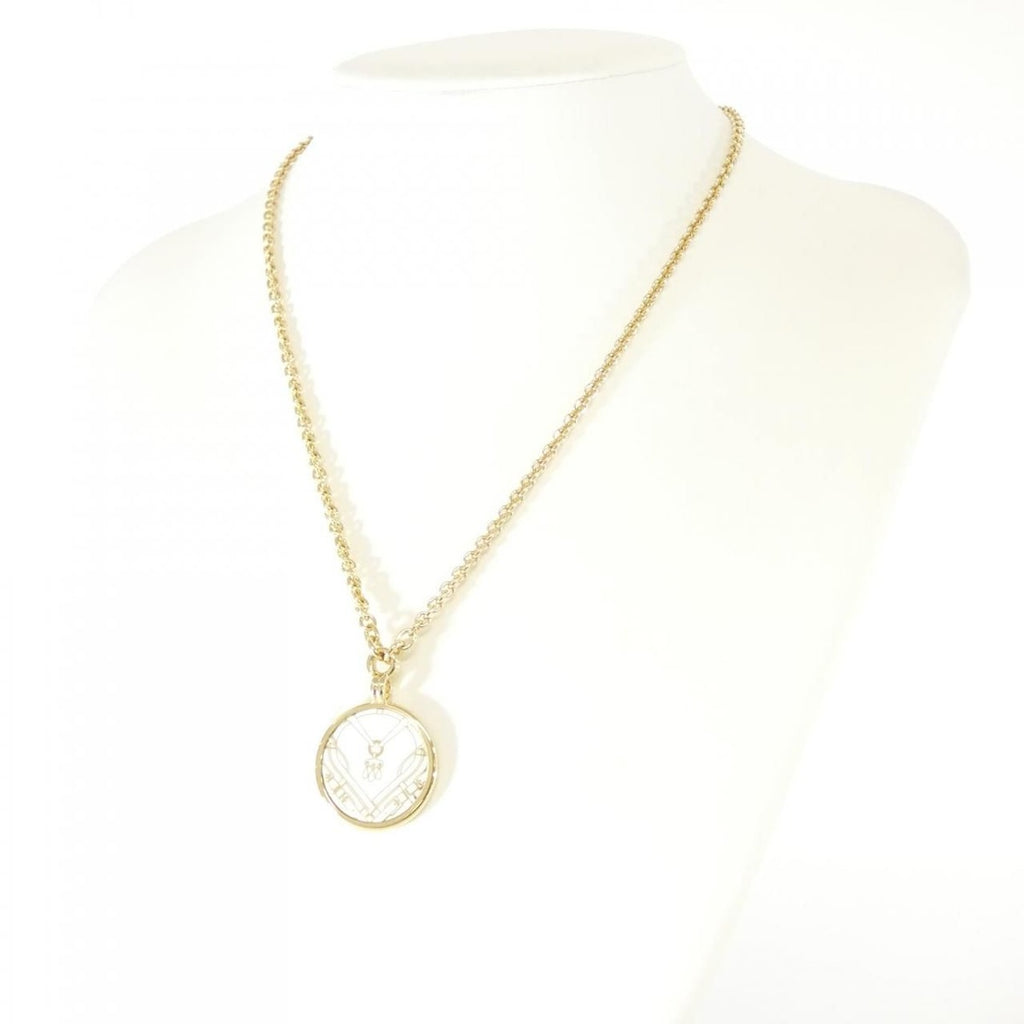 Hermes Mors a Jouets Medaille PM Necklace Jaune — view 5