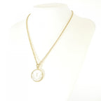 Hermes Mors a Jouets Medaille PM Necklace Jaune — view 5