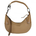 Gucci Handbag Hobo One Hand Shoulder GG Supreme Canvas Leather Brown Silver