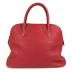 Hermes Bolide 35 Taurillon Cles Mans Rouge Red