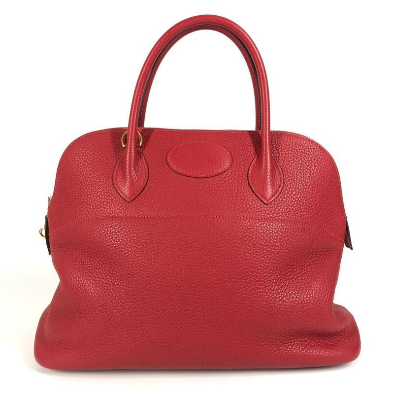Hermes Bolide 35 Taurillon Cles Mans Rouge Red