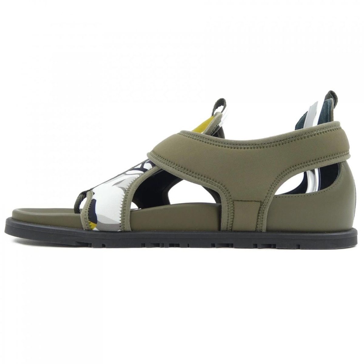 Hermes Sandals Khaki — view 2