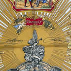Hermes Scarf Silk Carre 90 Sanssoucy Palace Navy — view 6