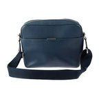 Louis Vuitton Anton Messenger PM Shoulder Bag Leather Blue Marine Silver