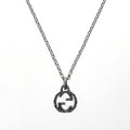 Gucci Interlocking G Pendant AG 925 Necklace J8400 0811 Silver
