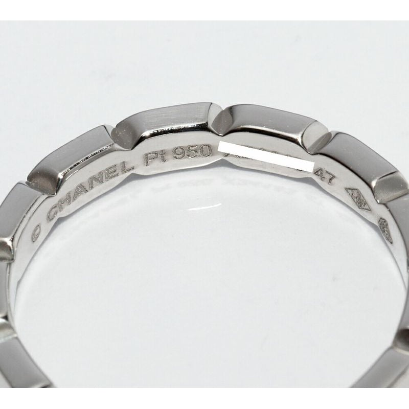 Chanel Pt950 Diamond 2 P Premiere Promes Wedding Ring Width 25 mm — view 4