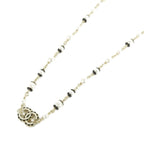 Chanel Classic Pearl and Onyx Necklace