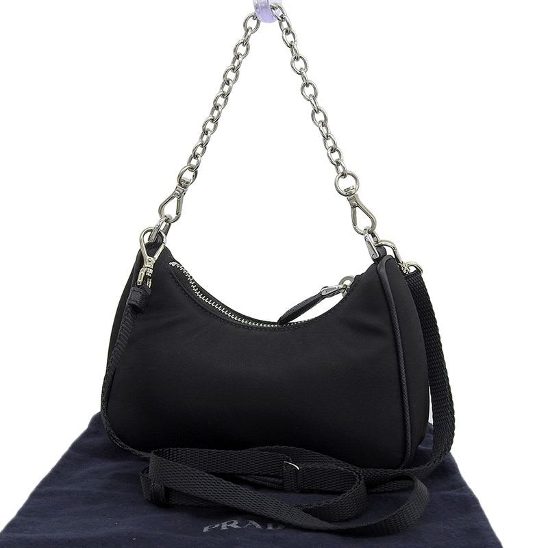 Prada Mini Chain Crossbody Bag — view 2