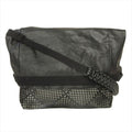 Bottega Veneta Perforated Messenger Bag Shoulder Intrecciato Black