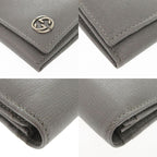 Gucci Interlocking G Leather Gray Long Wallet 0803 — view 3
