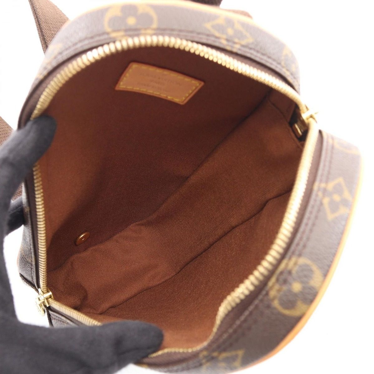Louis Vuitton Waist Bag Pochette Gange Canvas Leather — view 3