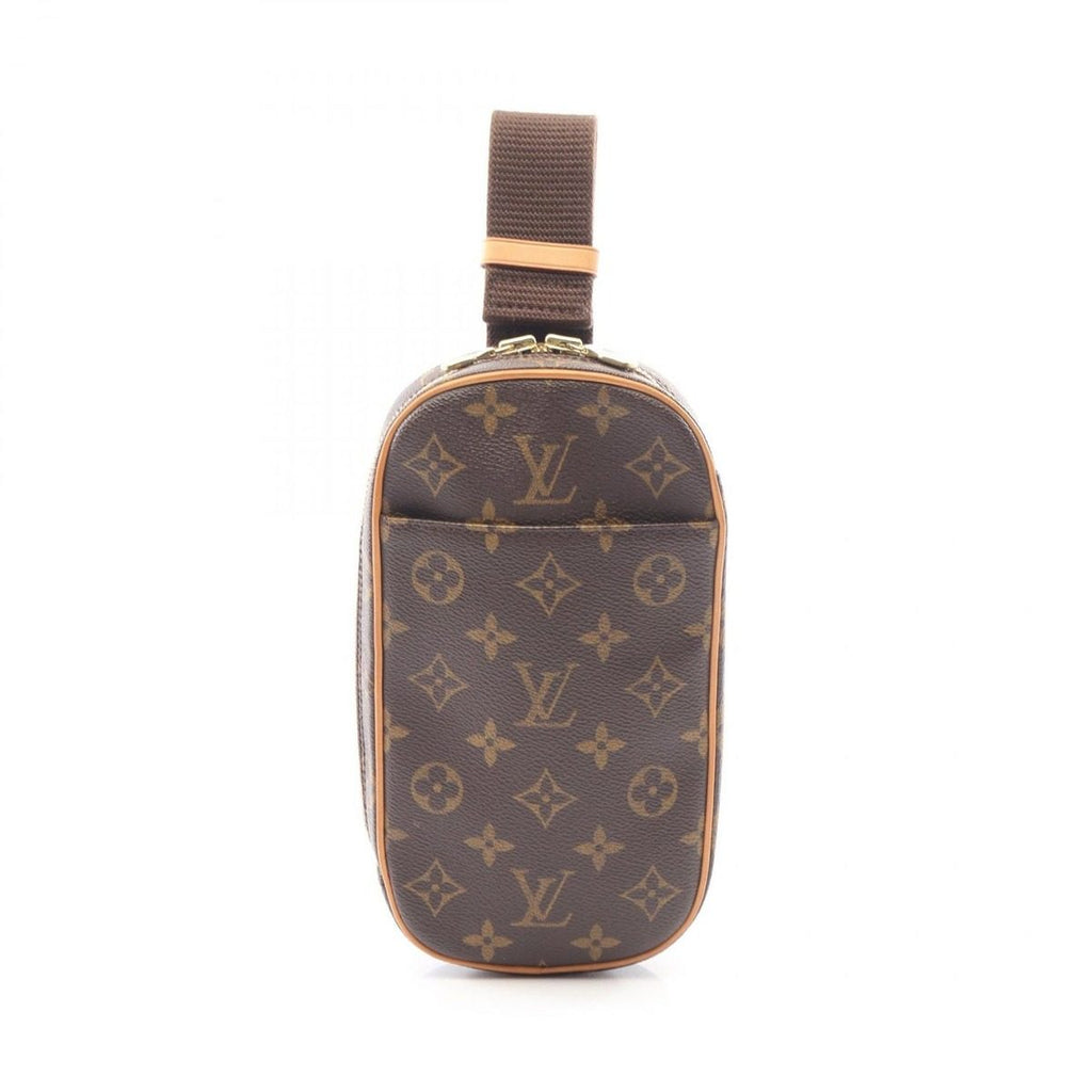 Louis Vuitton Waist Bag Pochette Gange Canvas Leather
