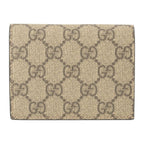 Gucci Bifold Wallet GG Supreme Beige Brown