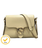 Gucci Chain Shoulder Bag Crossbody Interlocking