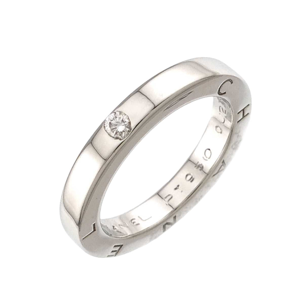 Chanel Ring Diamond Pt Platinum Signature
