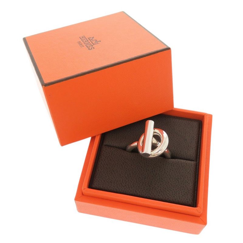Hermes Echappe Size 56 Silver 925 Ring 1881 — view 3