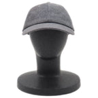 Bottega Veneta Cap Flannel Print Nubuckles Cles Leather Charcoal S Hat Dark — view 9
