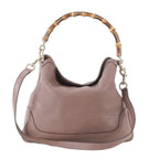 Gucci Bambu Diana Leather 2-Way Shoulder Bag Crossbody Hand