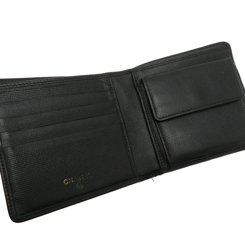 Chanel Bifold Twist Black Wallet — view 6