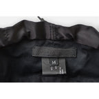Prada Hat Beret Re-Nylon Triangle Logo Black — view 8