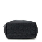 Gucci Mini Front Pocket Tote Black GG Canvas — view 6