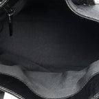 Gucci Mini Front Pocket Tote Black GG Canvas — view 9