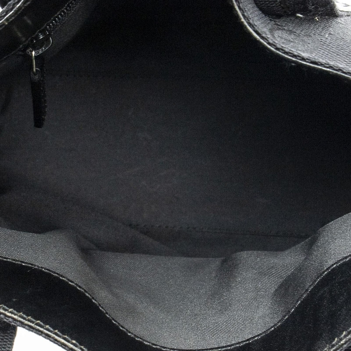 Gucci Mini Front Pocket Tote Black GG Canvas — view 9