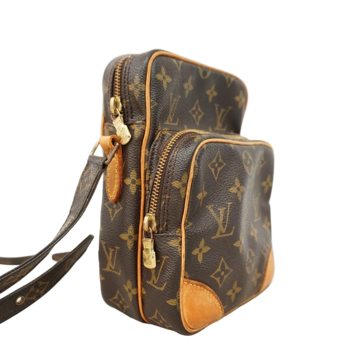 Louis Vuitton Shoulder Bag Monogram Amazon Brown — view 2