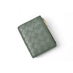 Bottega Veneta Wallet Fold Mini Intrecciato Mint — view 2