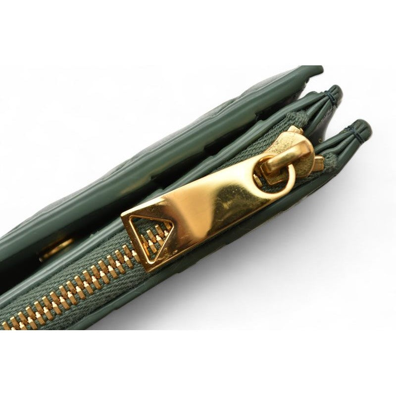 Bottega Veneta Wallet Fold Mini Intrecciato Mint — view 5