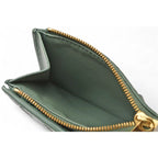 Bottega Veneta Wallet Fold Mini Intrecciato Mint — view 7