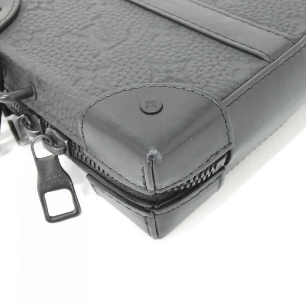 Louis Vuitton Taurillon Monogram Soft Trunk Wallet Shoulder Bag — view 3