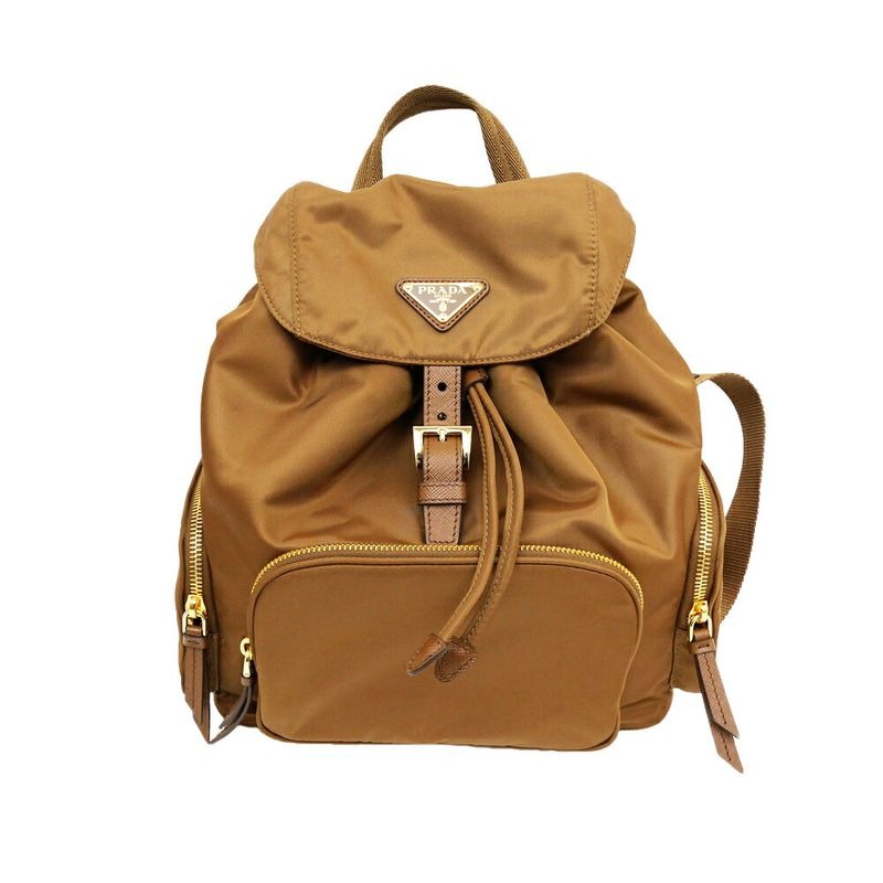 Prada Backpack Small Re-nylon Bag 1 Bz081 Brandy — view 2