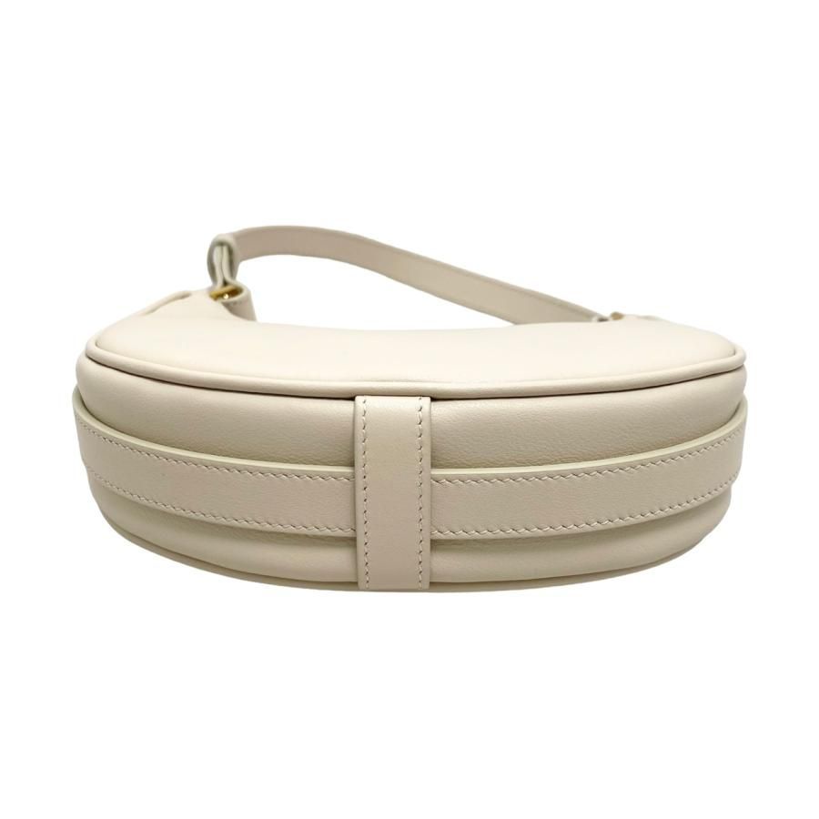 Celine Handbag Smooth Calfskin Mini Bag Beige Gold Hardware — view 4