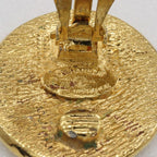 Chanel 31 rue Cambon Vintage Gold Plated 23 g Earrings — view 8