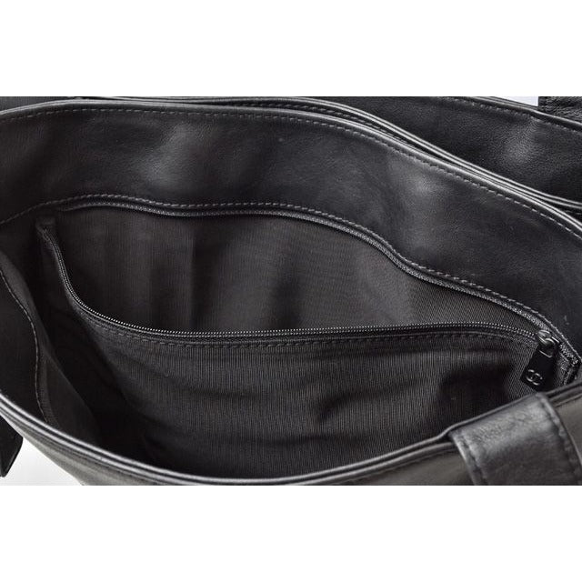 Chanel Tote A4 Lamb Leather Black — view 3