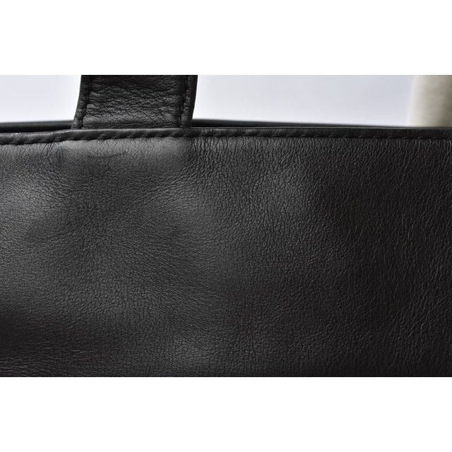 Chanel Tote A4 Lamb Leather Black — view 8