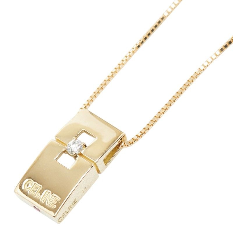 Celine Pendant Necklace 18k Yellow Gold